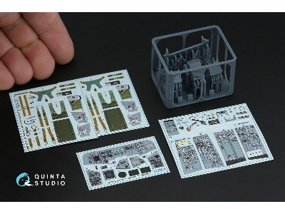 Tornado Ecr German - 3d-printed & Coloured Interior On Decal Paper With 3d-printed Resin Parts (For Revell Kits) - image 5