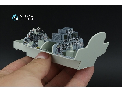 Tornado Ecr German - 3d-printed & Coloured Interior On Decal Paper With 3d-printed Resin Parts (For Revell Kits) - image 7