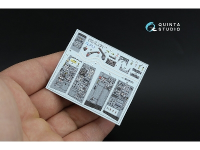 Tornado Ecr German - 3d-printed & Coloured Interior On Decal Paper With 3d-printed Resin Parts (For Revell Kits) - image 13