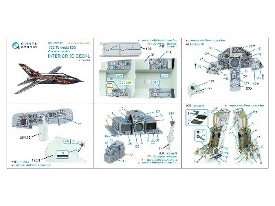 Tornado Ids German - 3d-printed & Coloured Interior On Decal Paper With 3d-printed Resin Parts (For Revell Kits) - image 3