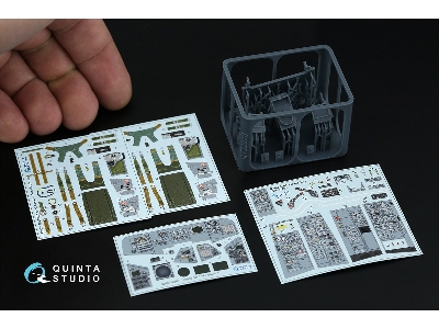 Tornado Gr.1 - 3d-printed & Coloured Interior On Decal Paper With 3d-printed Resin Parts (For Revell Kits) - image 5