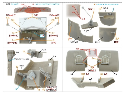 U.S. Diamond T 968a (Open Cab) - 3d-printed & Coloured Interior With 3d-printed Resin Parts (For Mirror Models Kits) - image 5