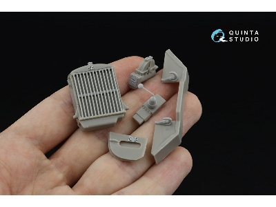 U.S. Diamond T 968a (Open Cab) - 3d-printed & Coloured Interior With 3d-printed Resin Parts (For Mirror Models Kits) - image 11