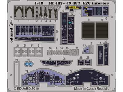 E-2C interior S. A. 1/48 - Kinetic - - image 1