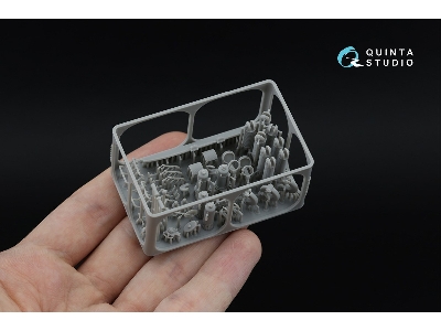 Voroshilovets Tractor - 3d-printed & Coloured Interior On Decal Paper With 3d-printed Resin Parts (For Trumpeter Kits) - image 7