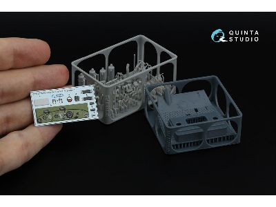 Komintern Artillery Tractor - 3d-printed & Coloured Interior With 3d-printed Resin Parts (For Trumpeter Kits) - image 2