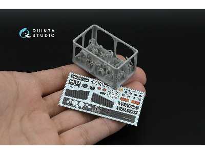 Kraz-260 - 3d-printed & Coloured Interior With 3d-printed Resin Parts (For Takom Kits) - image 2