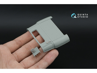 Kraz-6322 - 3d-printed & Coloured Interior With 3d-printed Resin Parts (For Takom Kits) - image 12