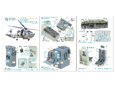 Sikorsky Sh-60 F Seahawk - 3d-printed & Coloured Interior With 3d-printed Resin Parts (For Kitty Hawk Kits) - image 4