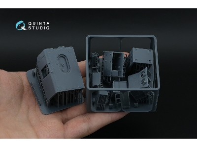 Sikorsky Sh-60 F Seahawk - 3d-printed & Coloured Interior With 3d-printed Resin Parts (For Kitty Hawk Kits) - image 7