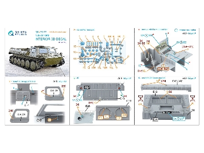 Gt-sm - 3d-printed & Coloured Interior With 3d-printed Resin Parts (For Avd Kits) - image 11