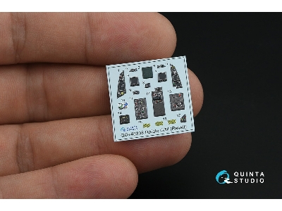 Dassault Rafale C/M - 3d-printed & Coloured Interior With 3d-printed Resin Parts (For Revell Kits) - image 4