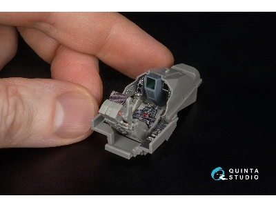 Dassault Rafale C/M - 3d-printed & Coloured Interior With 3d-printed Resin Parts (For Revell Kits) - image 7