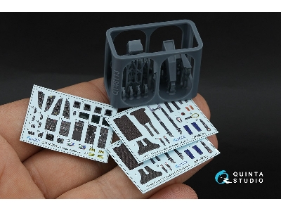 Dassault Rafale B - 3d-printed & Coloured Interior With 3d-printed Resin Parts (For Revell Kits) - image 2