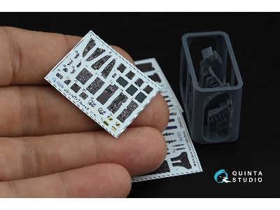 Dassault Rafale B - 3d-printed & Coloured Interior With 3d-printed Resin Parts (For Revell Kits) - image 3