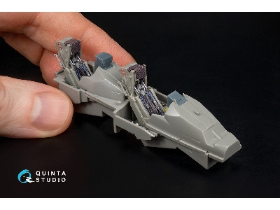 Dassault Rafale B - 3d-printed & Coloured Interior With 3d-printed Resin Parts (For Revell Kits) - image 5