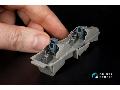 Dassault Rafale B - 3d-printed & Coloured Interior With 3d-printed Resin Parts (For Revell Kits) - image 6