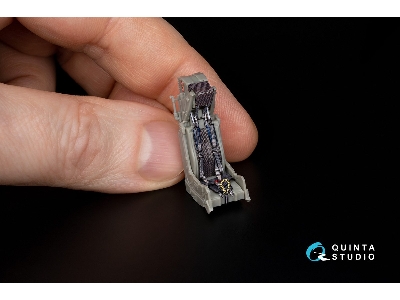 Dassault Rafale B - 3d-printed & Coloured Interior With 3d-printed Resin Parts (For Revell Kits) - image 9