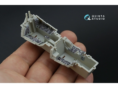 Grumman F-14 B Tomcat - 3d-printed & Coloured Interior On Decal Paper With 3d-printed Resin Part (For Tamiya F-14 D Kit) - image