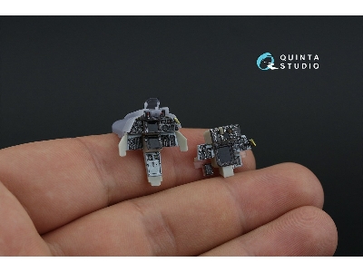 Grumman F-14 B Tomcat - 3d-printed & Coloured Interior On Decal Paper With 3d-printed Resin Part (For Tamiya F-14 D Kit) - image