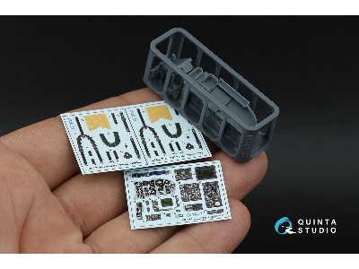 Westland Lynx Hma.8 - 3d-printed & Coloured Interior With 3d-printed Resin Parts (For Airfix Kits) - image 2