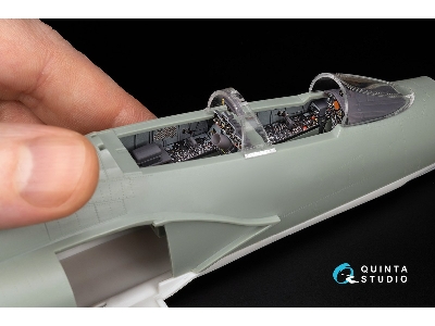 F-4 C Phantom Ii - 3d-printed & Coloured Interior On Decal Paper With 3d-printed Resin Part (For Academy Kits) - image 5