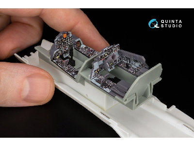 F-4 C Phantom Ii - 3d-printed & Coloured Interior On Decal Paper With 3d-printed Resin Part (For Academy Kits) - image 6