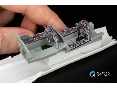 F-4 C Phantom Ii - 3d-printed & Coloured Interior On Decal Paper With 3d-printed Resin Part (For Academy Kits) - image 7