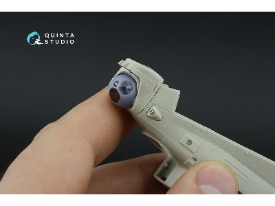 Bell Ah-1 Z Zulu Cobra/Viper - 3d-printed & Coloured Interior On Decal Paper With 3d-printed Resin Parts (For Kitty Hawk Kits) -