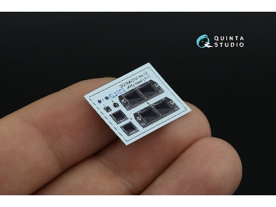 Bell Ah-1 Z Zulu Cobra/Viper - 3d-printed & Coloured Interior On Decal Paper With 3d-printed Resin Parts (For Kitty Hawk Kits) -