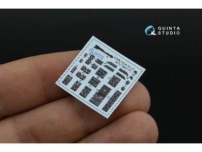 Bell Ah-1 Z Zulu Cobra/Viper - 3d-printed & Coloured Interior On Decal Paper With 3d-printed Resin Parts (For Kitty Hawk Kits) -