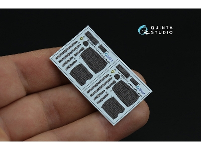 Bell Ah-1 Z Zulu Cobra/Viper - 3d-printed & Coloured Interior On Decal Paper With 3d-printed Resin Parts (For Kitty Hawk Kits) -