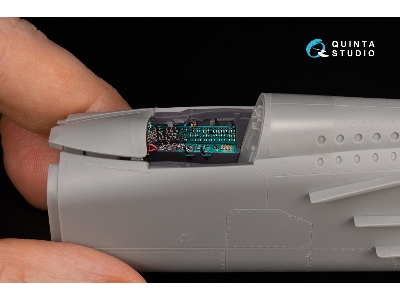 Mig-25 Bm - 3d-printed & Coloured Interior On Decal Paper With 3d-printed Resin Parts (For Icm Kits) - image 4