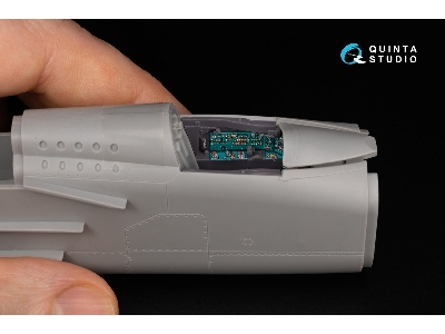 Mig-25 Bm - 3d-printed & Coloured Interior On Decal Paper With 3d-printed Resin Parts (For Icm Kits) - image 7