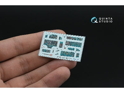 Mig-25 Bm - 3d-printed & Coloured Interior On Decal Paper With 3d-printed Resin Parts (For Icm Kits) - image 14