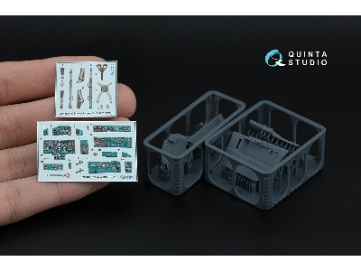 Mig-25 Bm - 3d-printed & Coloured Interior On Decal Paper With 3d-printed Resin Parts (For Icm Kits) - image 15