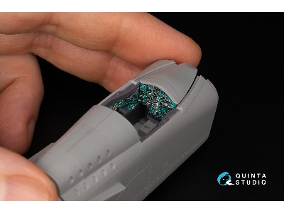 Mig-25 Rb / Rbt - 3d-printed & Coloured Interior On Decal Paper With 3d-printed Resin Parts (For Icm Kits) - image 6