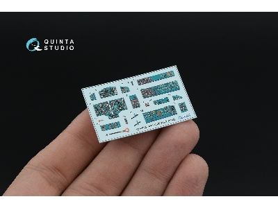 Mig-25 Rb / Rbt - 3d-printed & Coloured Interior On Decal Paper With 3d-printed Resin Parts (For Icm Kits) - image 13