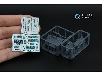 Mig-25 Rb / Rbt - 3d-printed & Coloured Interior On Decal Paper With 3d-printed Resin Parts (For Icm Kits) - image 15