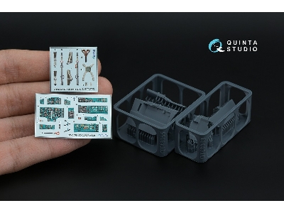 Mig-25 Rbf - 3d-printed & Coloured Interior On Decal Paper With 3d-printed Resin Parts (For Icm Kits) - image 15