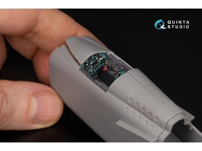 Mig-25 Pd - 3d-printed & Coloured Interior On Decal Paper With 3d-printed Resin Parts (For Icm Kits) - image 5