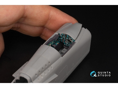 Mig-25 Pd - 3d-printed & Coloured Interior On Decal Paper With 3d-printed Resin Parts (For Icm Kits) - image 6