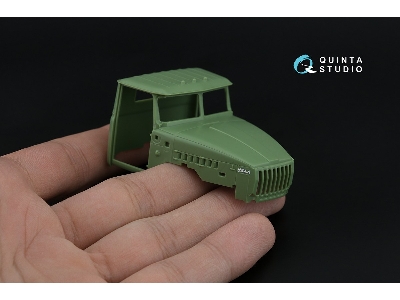 Ural 4320 - 3d-printed & Coloured Interior On Decal Paper With 3d-printed Resin Part (For Kitty Hawk And Zimi Model Kits) - imag