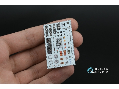 Apa-5d - 3d-printed & Coloured Interior On Decal Paper With 3d-printed Resin Part (For Kitty Hawk And Zimi Model Kits) - image 1