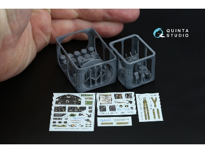 Fairey Battle Mk.I - 3d-printed & Coloured Interior On Decal Paper With 3d-printed Resin Parts (For Trumpeter Kits) - image 17