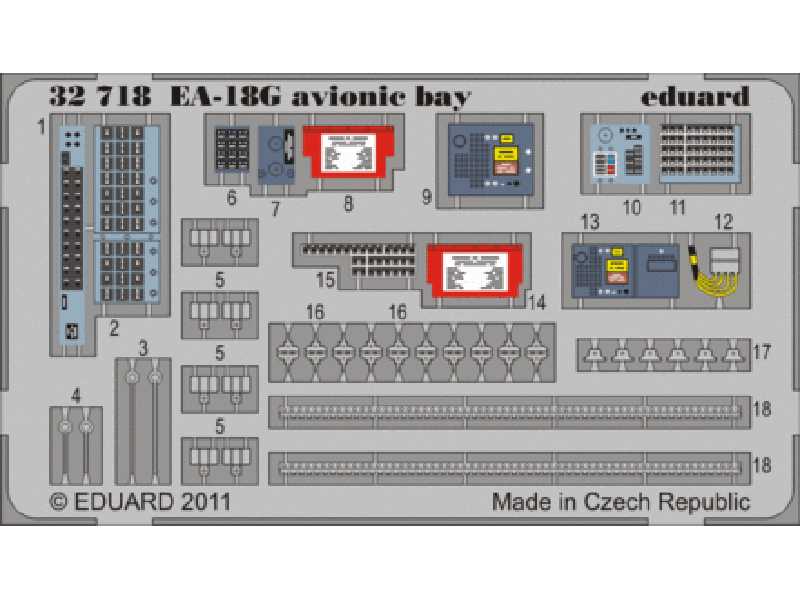 EA-18G avionic bay 1/32 - Trumpeter - image 1