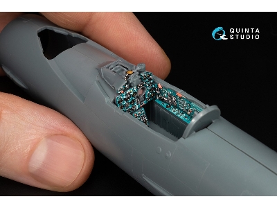 Mig-21 Mf Fishbed-j (Gorkiy Plant) - 3d-printed & Coloured Interior On Decal Paper With 3d-printed Resin Parts (For Eduard Kits)