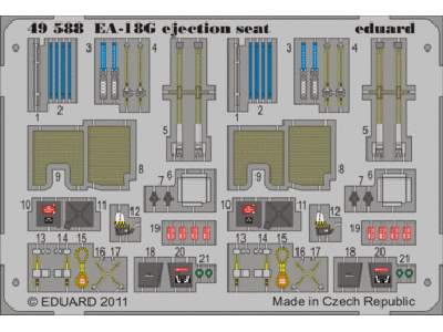 EA-18G ejection seat 1/48 - Hasegawa - image 1