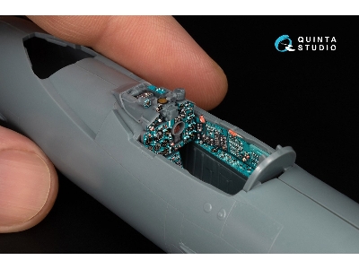Mig-21 Smt Fishbed-k - 3d-printed & Coloured Interior On Decal Paper With 3d-printed Resin Parts (For Eduard Kits) - image 5