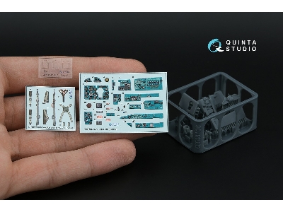 Mig-21 Bis Late Fishbed-n - 3d-printed & Coloured Interior On Decal Paper With 3d-printed Resin Parts (For Eduard Kits) - image 